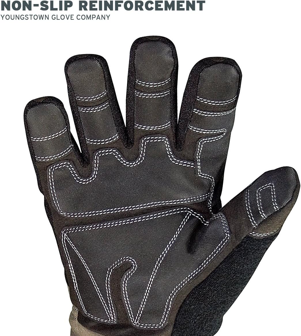 Youngstown Glove 11-3460-60-M Waterproof Winter XT 200 gram Thinsulate Waterproof Glove, Olive and Black, Medium - Work Gloves - 