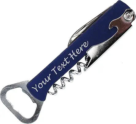 Custom Engraved Wine and Beer Corkscrew Multi Tool...