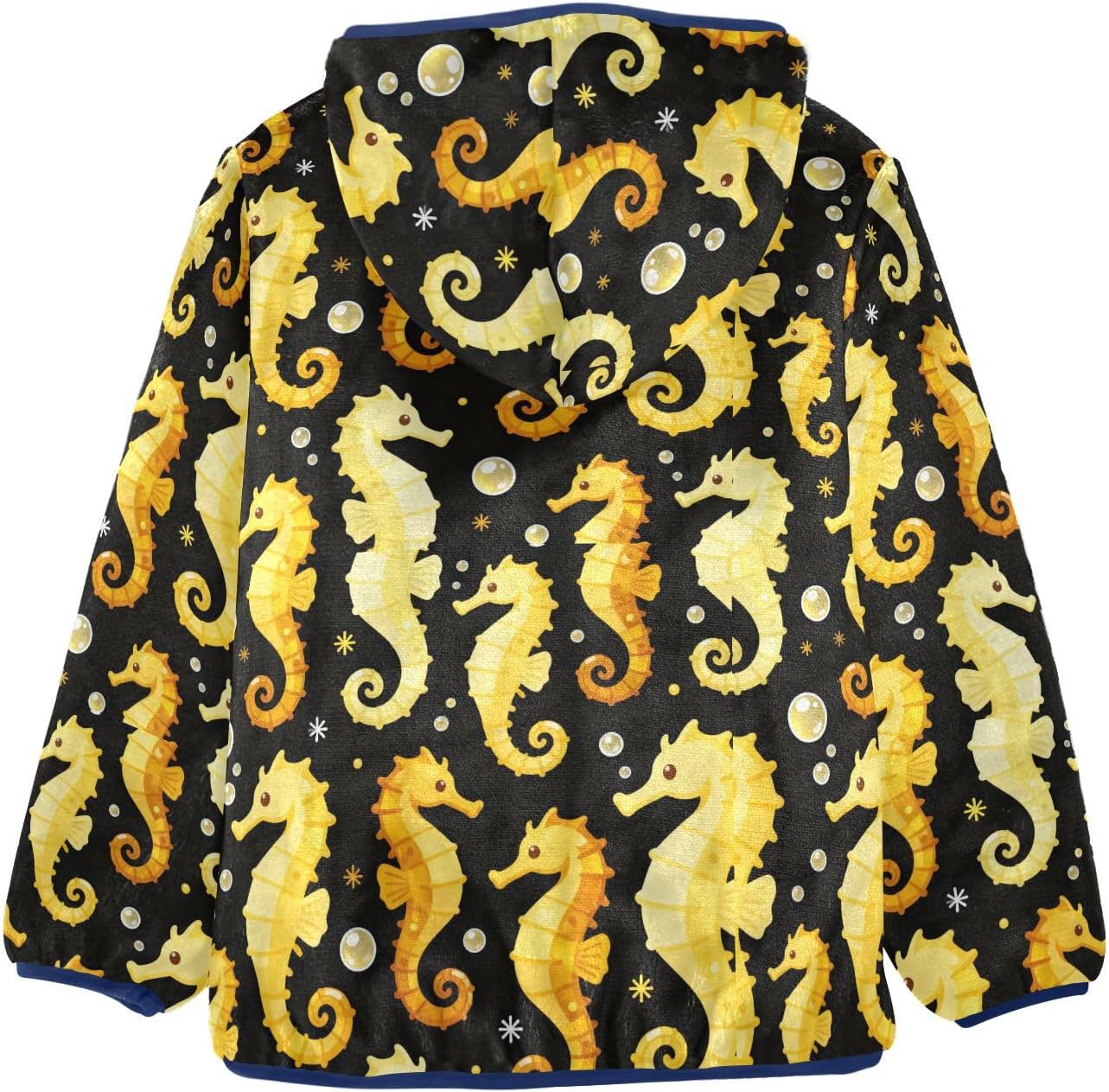 Golden Seahorses Toddler Jackets Outerwear & Coats Cute Baby Boys Clothes 3T