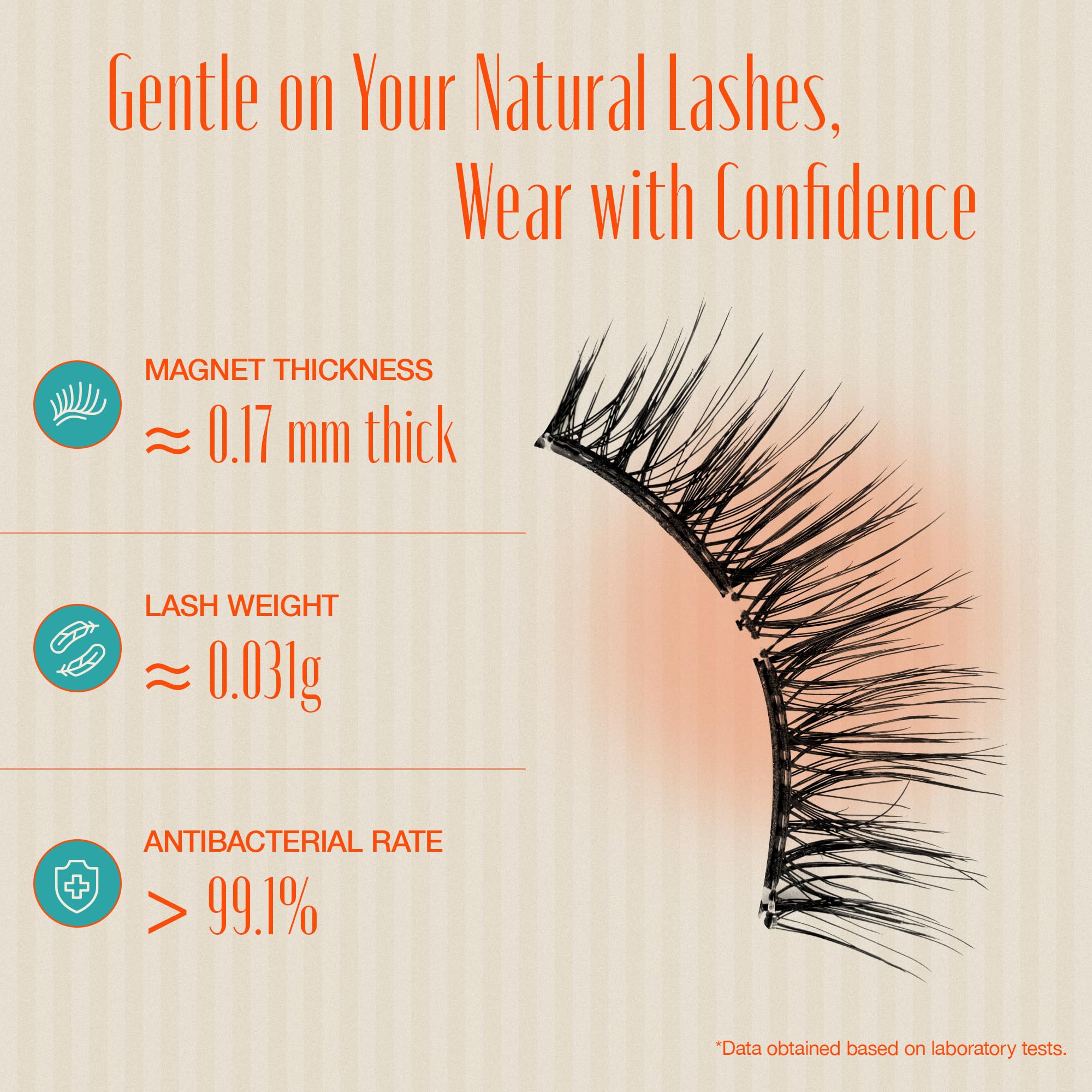 LASHVIEW Magnetische Wimpern mit Applikator, weiche magnetische Wimpern, natürlicher Look, bequem und sicher, einfach anzubringen, wiederverwendbar (XYT01)