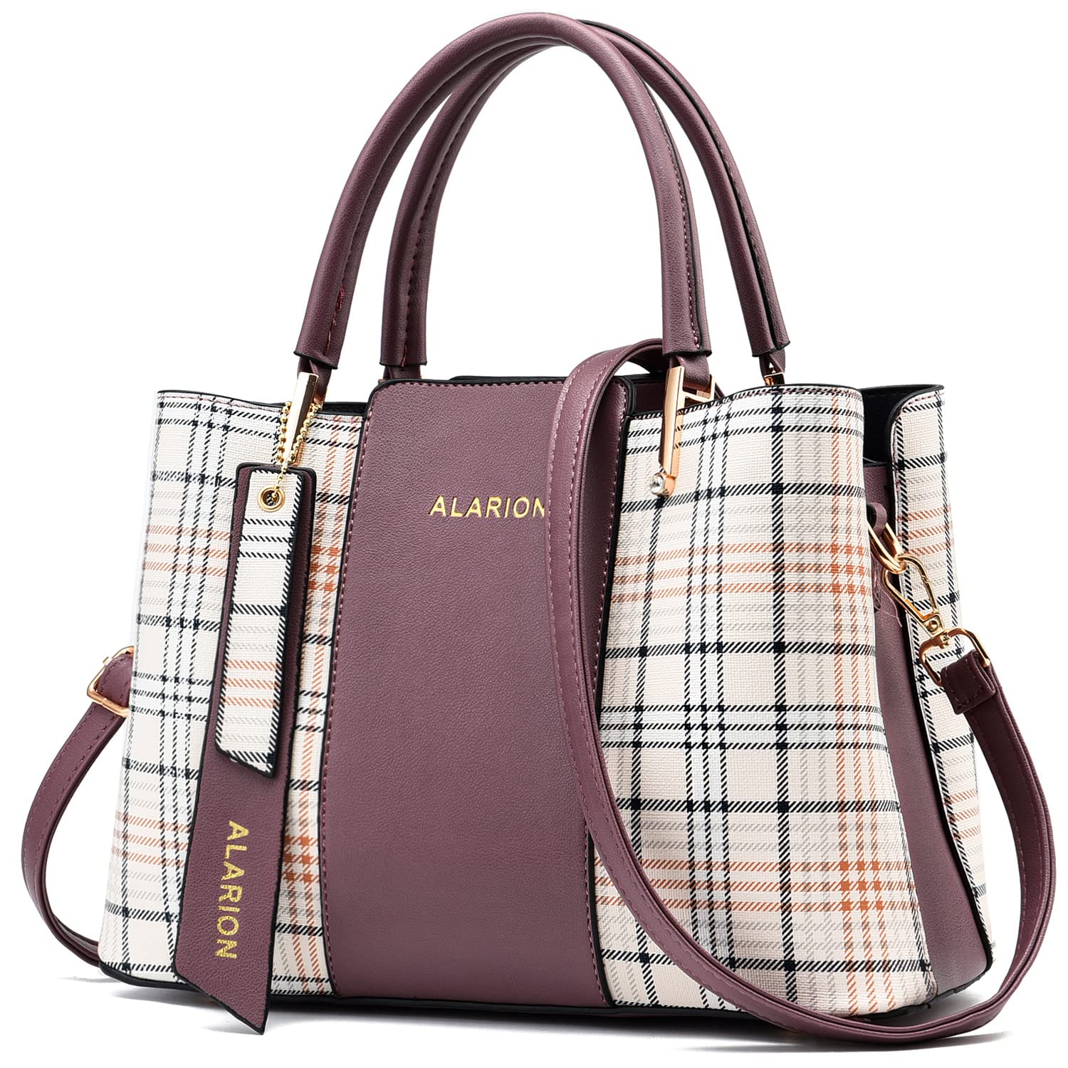 ALARIONWomens Purses and Handbags Shoulder Bag Ladies Designer Satchel Messenger Tote Bag