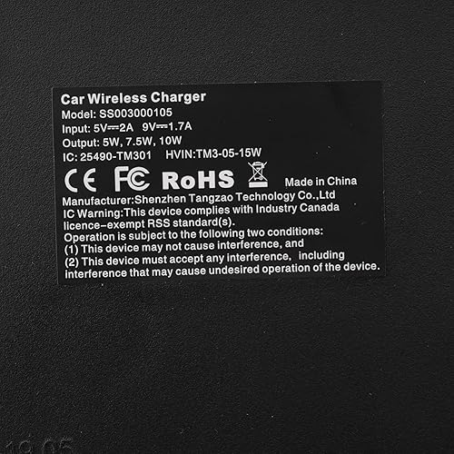 Miniatura 8 de CarQiWireless Cargador inalámbrico para Honda Civic 2026 2025 2024 2023 2022, organizador de consola central automotriz, almohadilla de carga