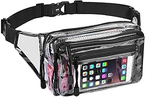 Clear Multi-purpose Fanny Pack for Women Complying with Stadium Regulations