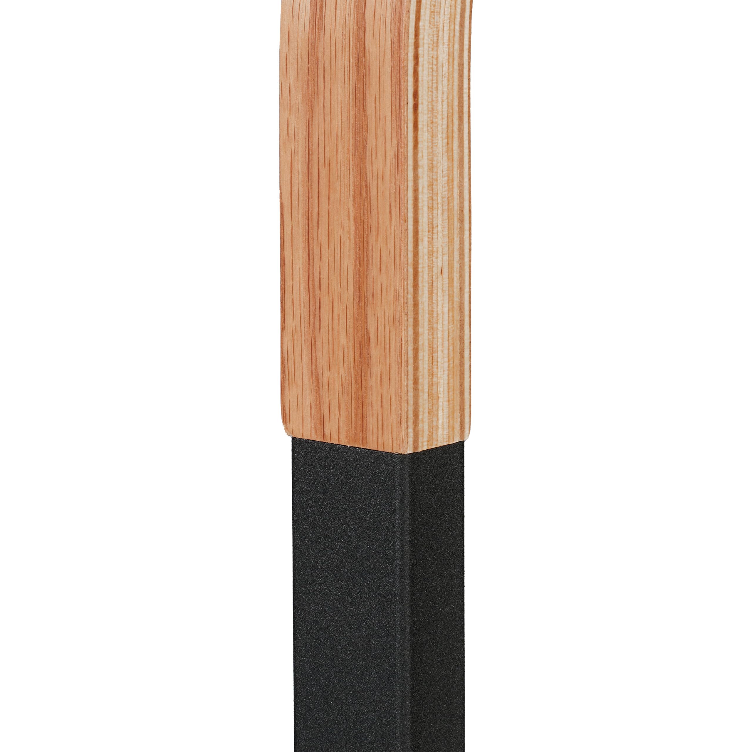 Relaxdays Herrendiener, HxBxT: 107 x 47,5 x 20 cm, Kleiderbutler, Hemd & Hosen, Damendiener, Stahl & MDF, schwarz/natur