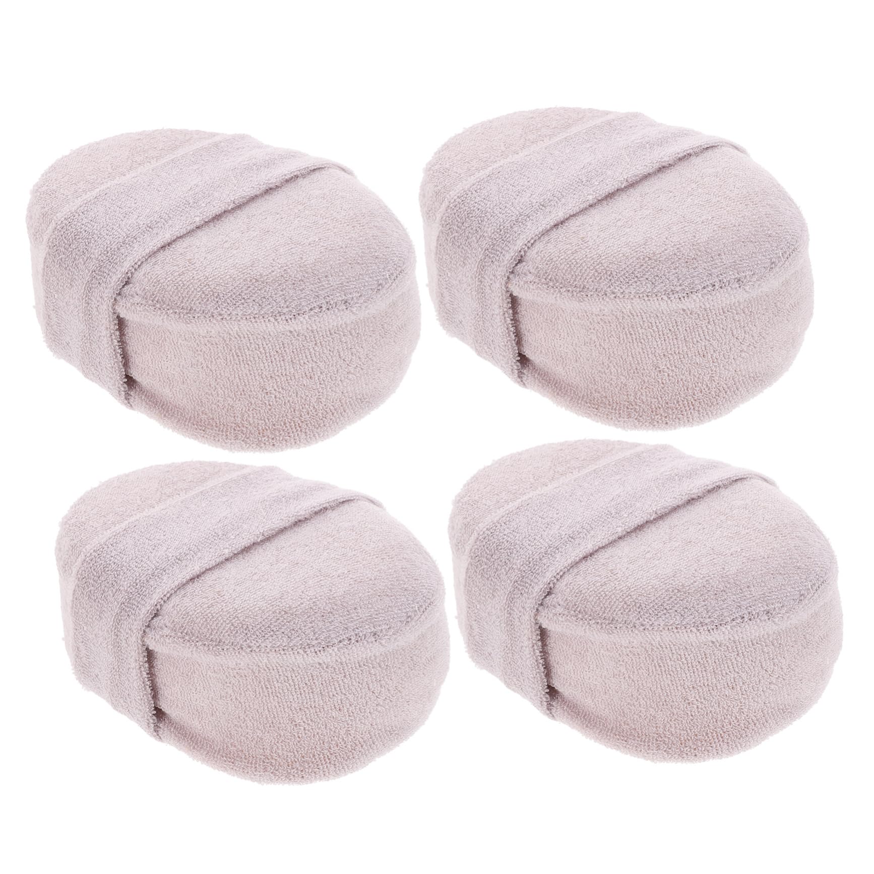 Healvian 12piezas Esponjas Exfoliantes Naturales Para Ducha Pack Esponjas De Lufa Para Cuerpo Suaves y Ecológicas Correa Para Hombres y Mujeres Gris