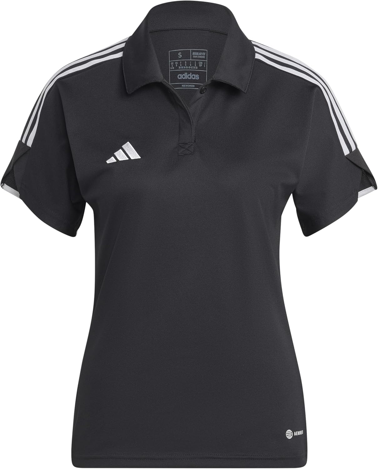 adidas Womens Tiro23 League Short Sleeve Shirt Soccer Cleats - Black