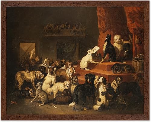 Miniatura 8 de Poster Master Impresión de pintura vintage de The Dog Request, póster retro de perros, arte de cachorros, diseño de pared para amantes de los