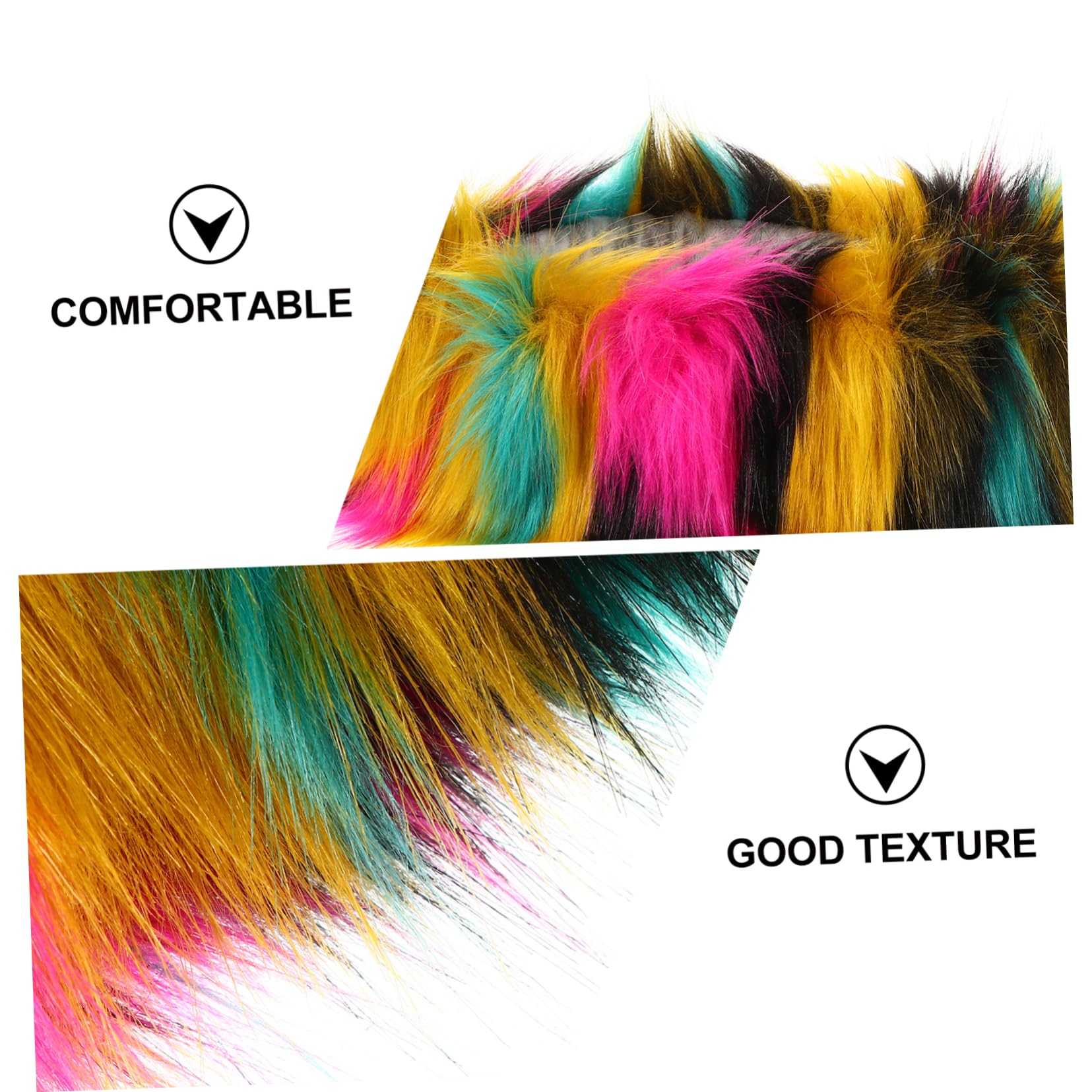 FRCOLOR 3 Pz fascia peluche hair charms hair jewelry fascia scalda orecchie cofano per uomo finta per da calde fasce per la testa morbida pelliccia