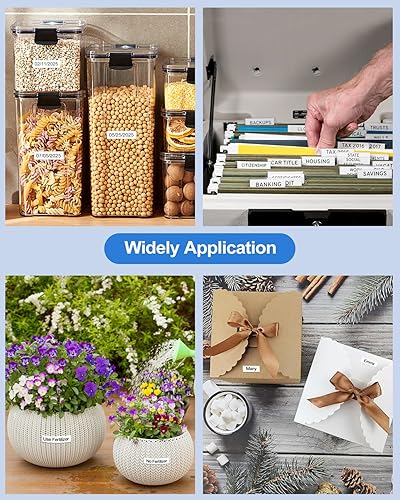 Miniatura 7 de Repuesto para rotuladora Dymo D1 45010 S0720500 D1 compatible con Dymo Labelmanager 160 recambios de cinta de 0.472 in 12 pulgada, 3 paquetes