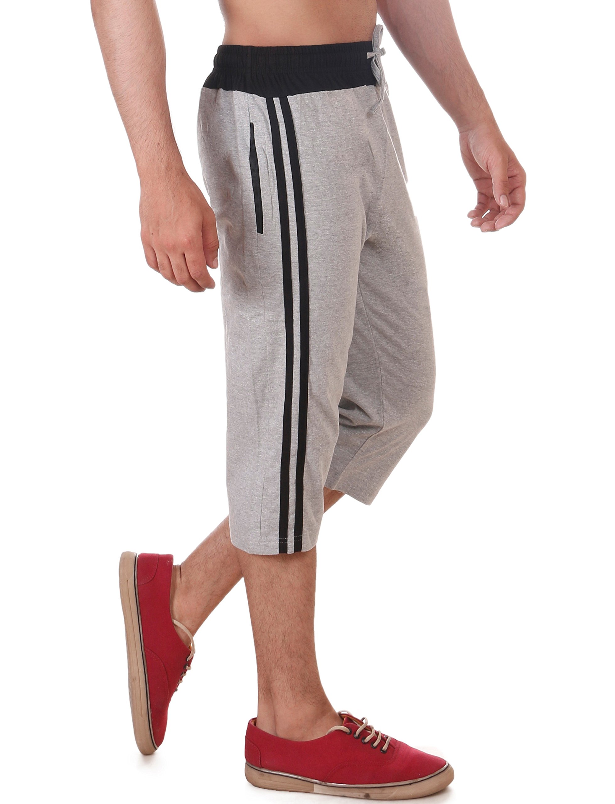 vego Mens Cotton Three by Fourth, 3/4, Capri, Three Quarter-picture-15