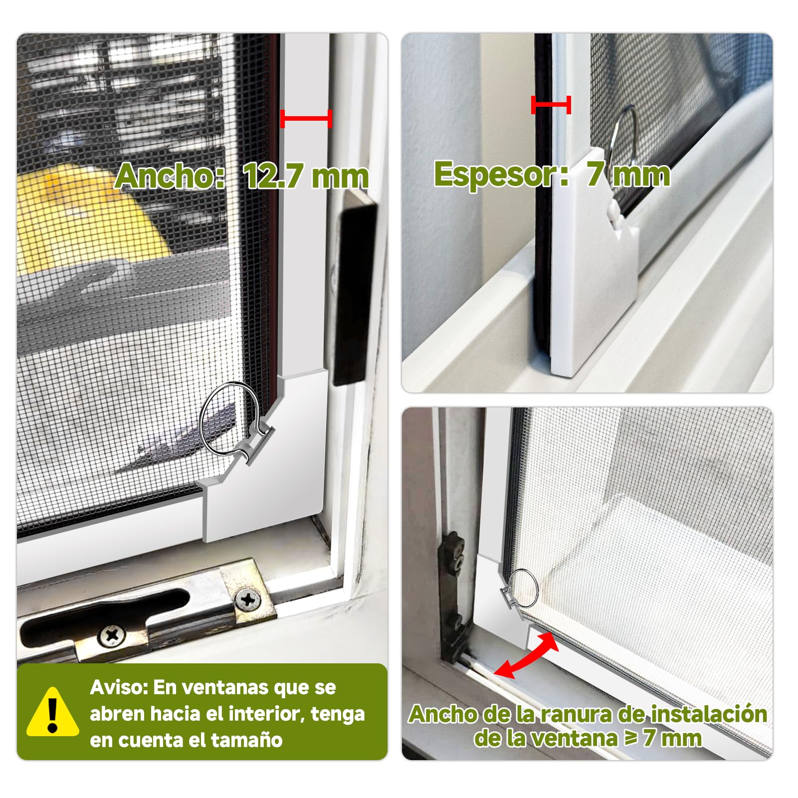 Mosquitera Magnética para Ventanas, 120x130 cm Fibra de Vidrio Resistente, DIY Ajustable Fácil Instalación sin Taladrar, Protección Antimosquitos, Mosquitera Magnética para Ventanas Correderas