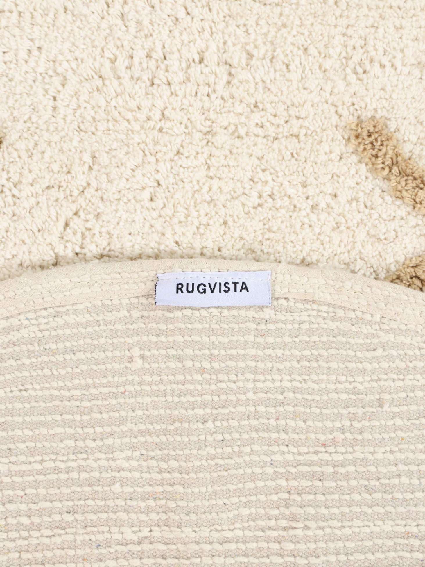RugVista Sleepy Cloud Tapis pour Enfants, 100 x 150 cm, Off Blanc/Beige