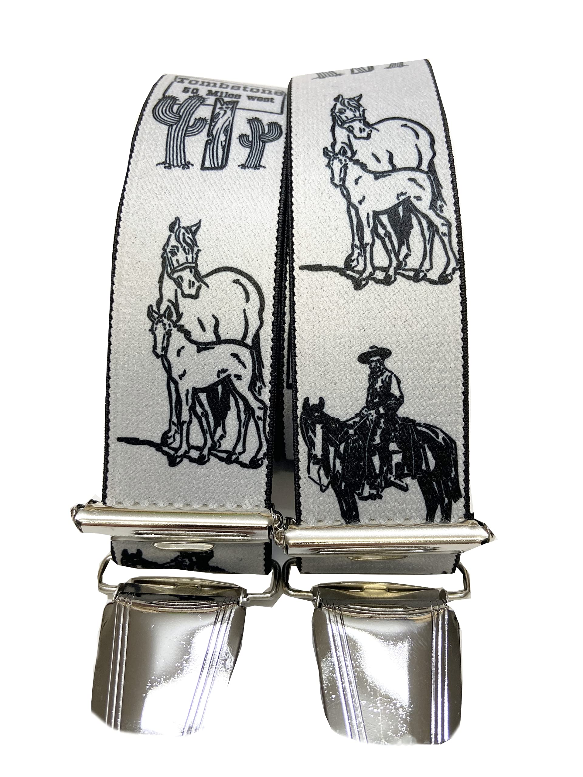 Lot D'éperons Et Bretelles Western Weaver Pour Homme - Marron - Occasion Neuve Avec étiquette