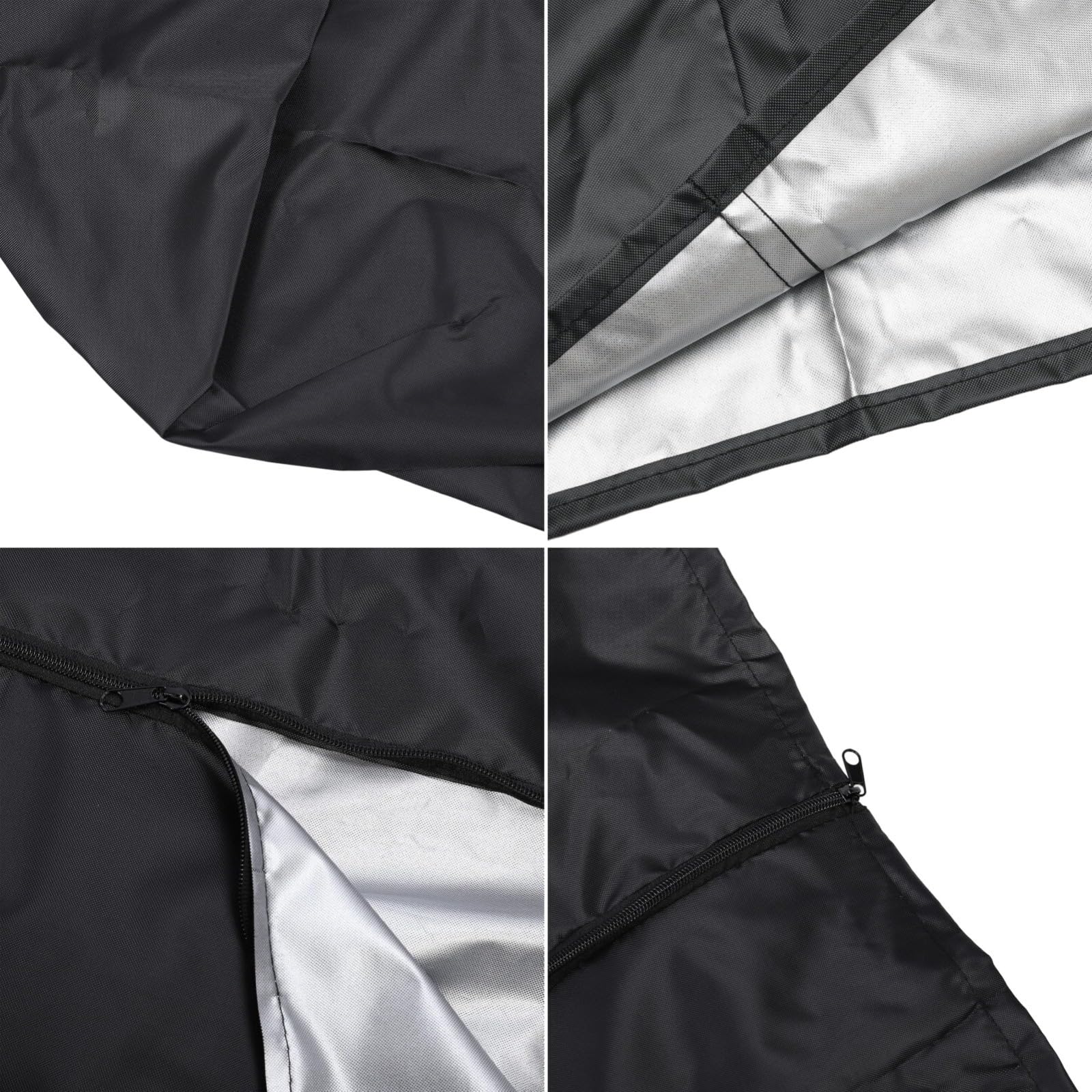 2 Unidades Funda para Panadería con Cremallera, Impermeable y Antipolvo de Tela Oxford 420D, para Estantes, Sartenes y Carritos de Pan, Uso en Hogar y Restaurantes (Marrón)
