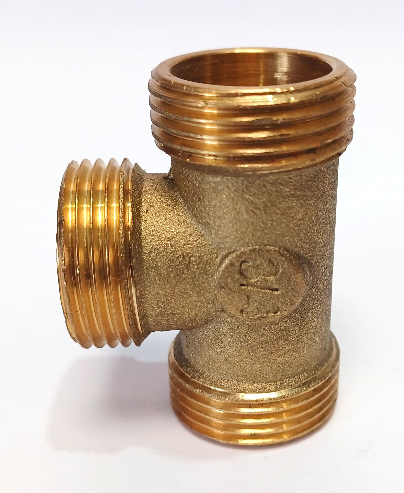 TE latón TRIPLE MAL 3/4, bolsa de 10 piezas, accesorio de fontanería
