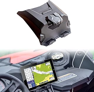 SAUTVS Electronic Device Tablet Phone Holder for Can-Am Maverick X3 2017-2023 Accessories, X3 Electronic Device Mounts with Storage Box Organizer Tray, Replace #715002874