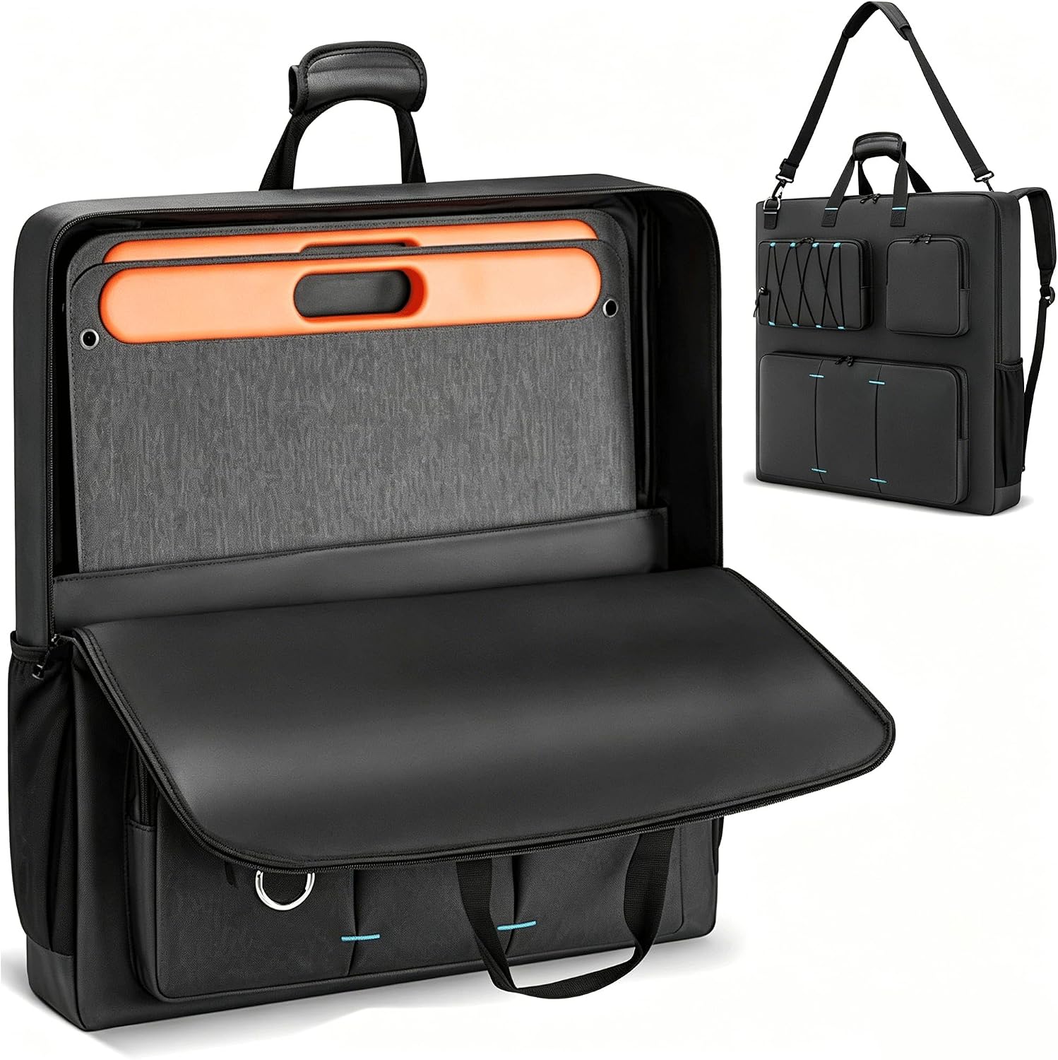 Solar Panel Storage Bag for 2 Panels, Padded Carrying Case for Jackery BLUETTI Anker