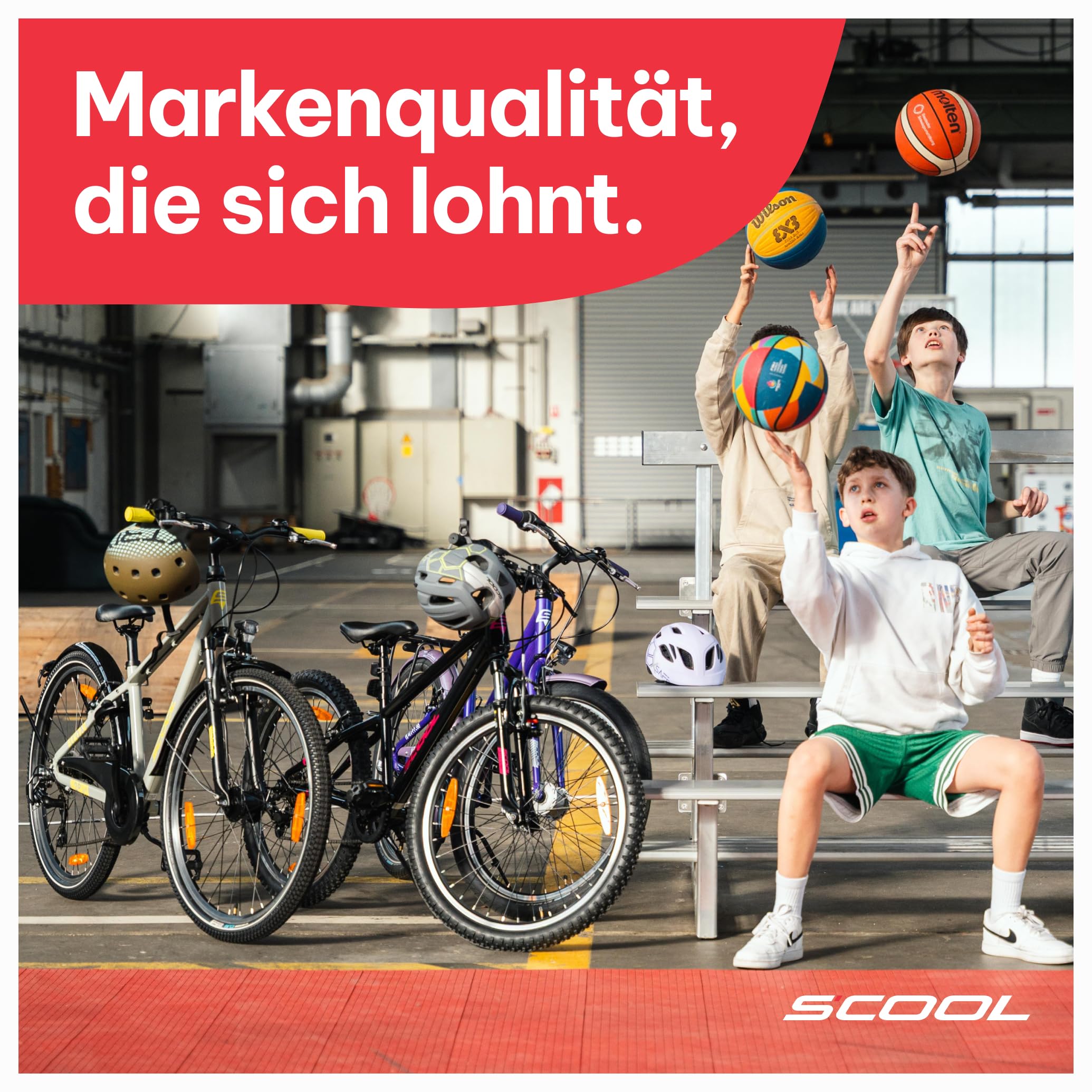 S’COOL Kinderfahrrad 20, 24, 26 Zoll, 6-Gang Kettenschaltung, Chix, Körpergröße 115–165 cm, 6–14 Jahre, Schulweg & Alltag, für Jungen & Mädchen