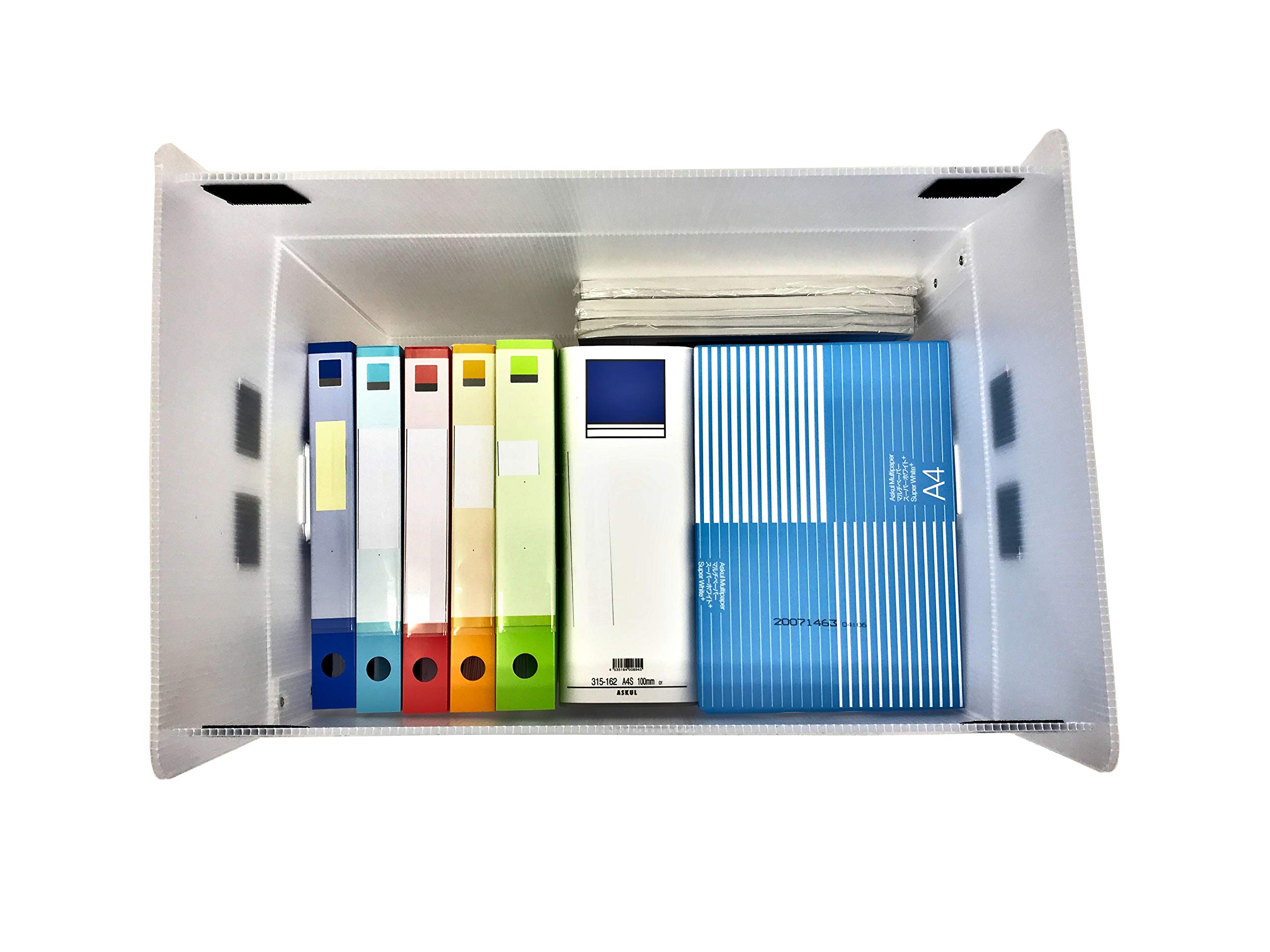 Amazon｜タチバナ産業 折りたたみ式プラダン製収納BOX 5枚セット