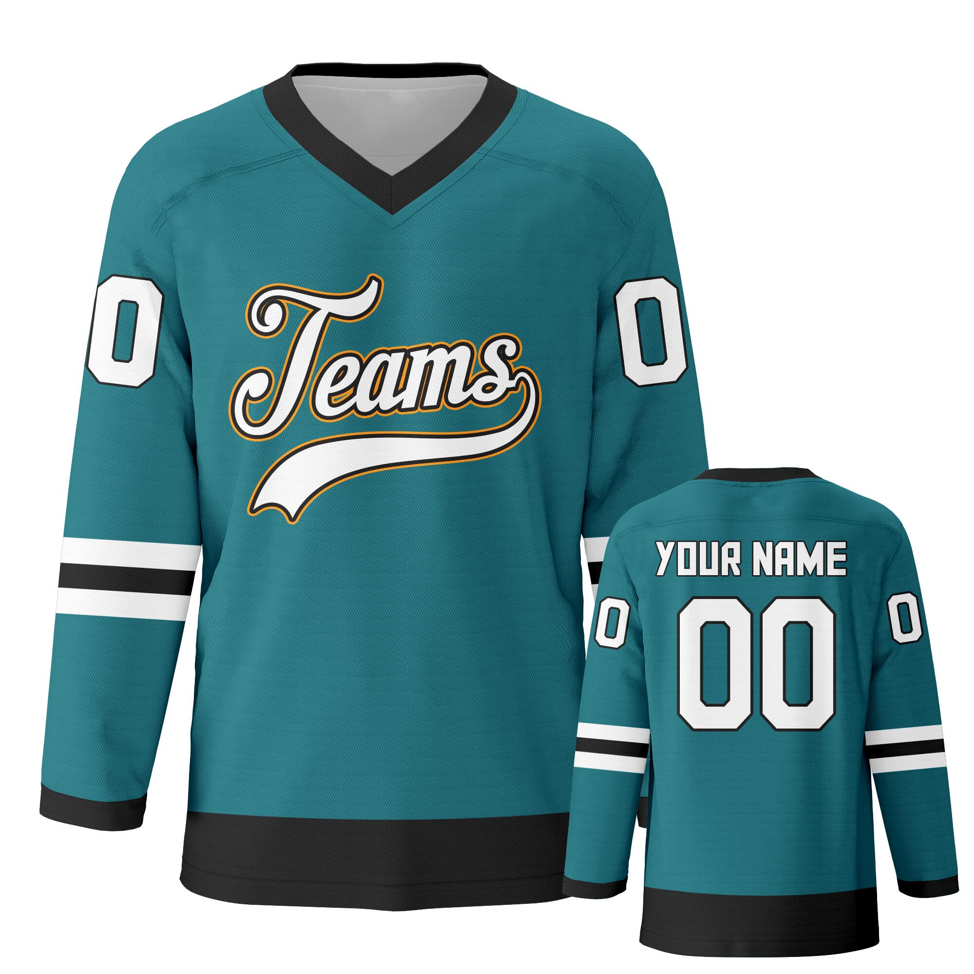 Customized Ice Hockey Jersey Personalized Team Solid Hockey Jersey Printed Stitched Hockey Jersey Men Women Youth Kids
