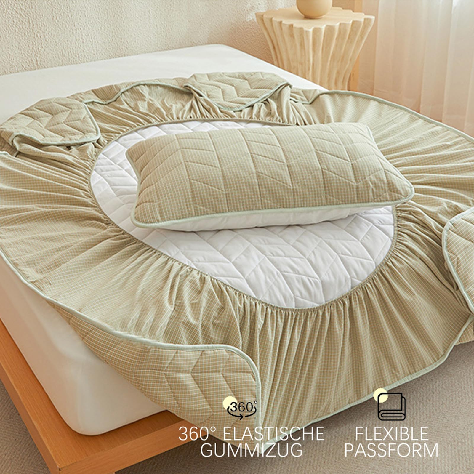 Spannbettlaken 120 x 200 + 30 cm Matratzenschoner Baumwolle Rosa | 100% Baumwolle Spannbettlaken Einzelbett 30cm Matratzenhöhe Rundumgummizug Atmungsaktiv schrumpffest Pflegeleichte Bettlaken