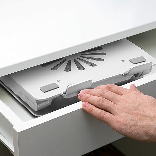 Miniatura 7 de SOUNDANCE Almohadilla de refrigeración para laptop con ventilador de bajo ruido y concentradores USB 3.0, enfriador ventilado para laptop que evita