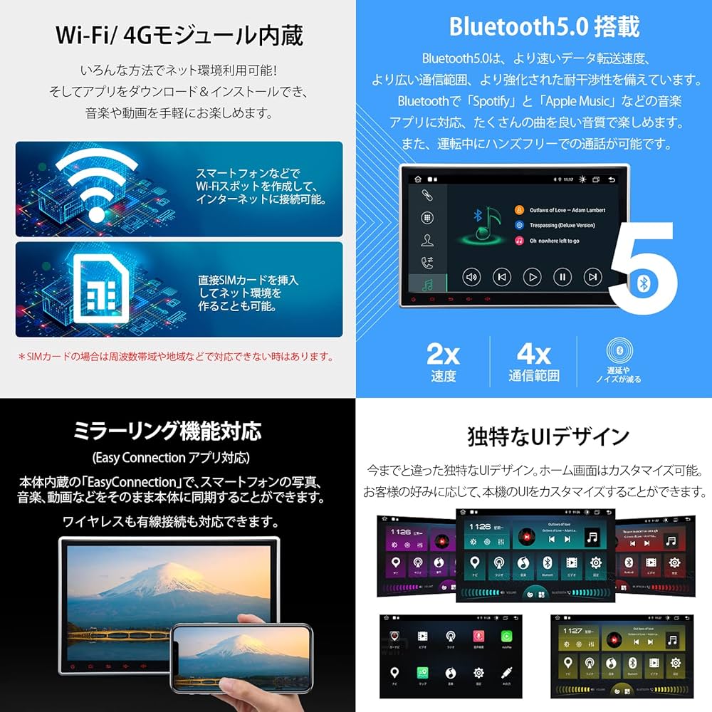 EONON カーナビ GA2190K 大画面 アンドロイドナビ EONON カーナビ GA2190K 大画面 アンドロイドナビ