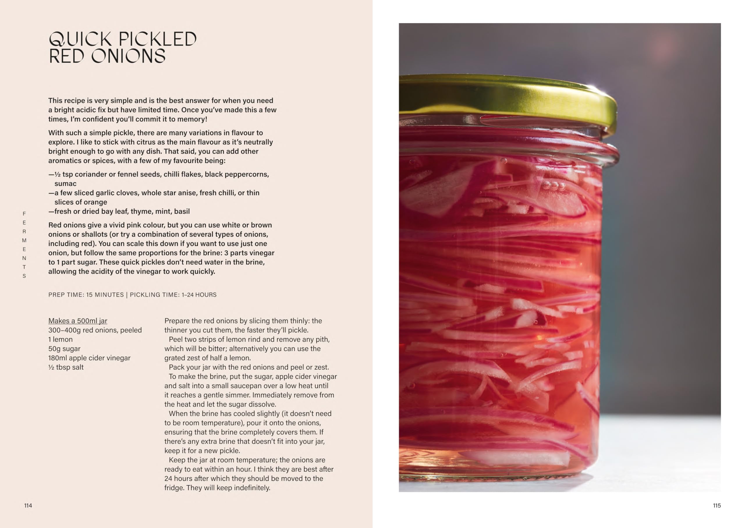 FERMENT: A Cookbook. Simple ferments and pickles, and how to eat them