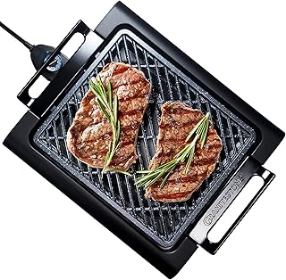 Granitestone Smokeless Indoor Grill, Nonstick Indoor Smokeless Grill with Diamond Coating & Adjustable Heating, Indoor Gri...