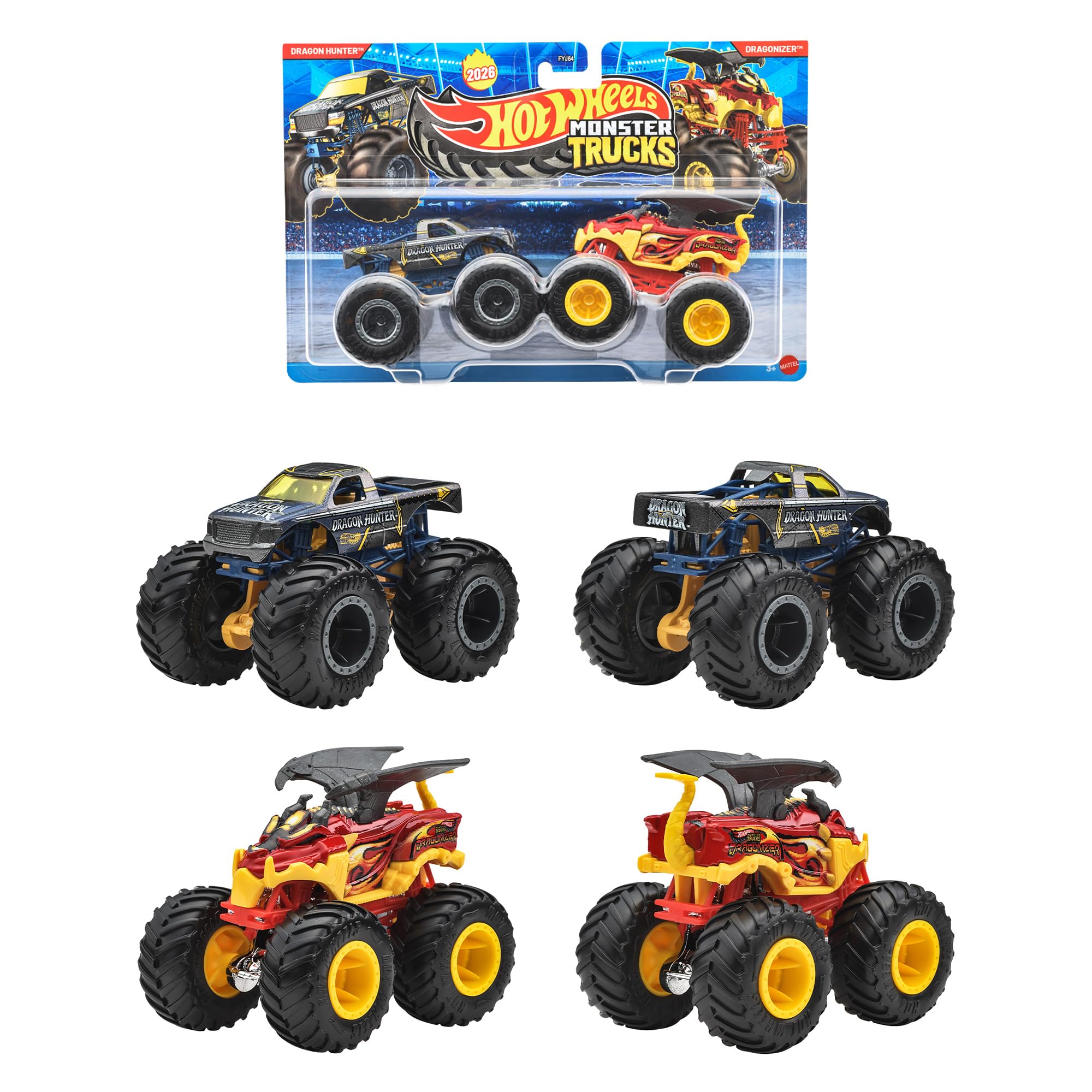 Amazon | ホットウィール(Hot Wheels) モンスタートラック 1:64 2