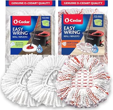 O CEDAR 2 Easywring Refills + 1 Deep Clean Refill Variety Pack