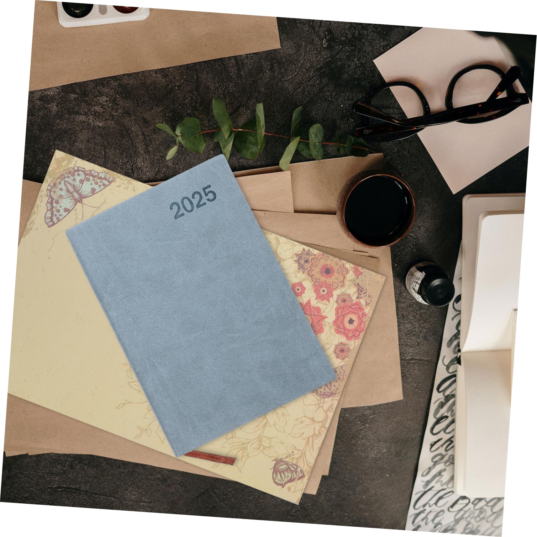 DOITOOL 3 Pièces Agenda Pratique et Compact Carnet Délicat pour Planification Journalière et Prise de Notes Bureau et Voyage