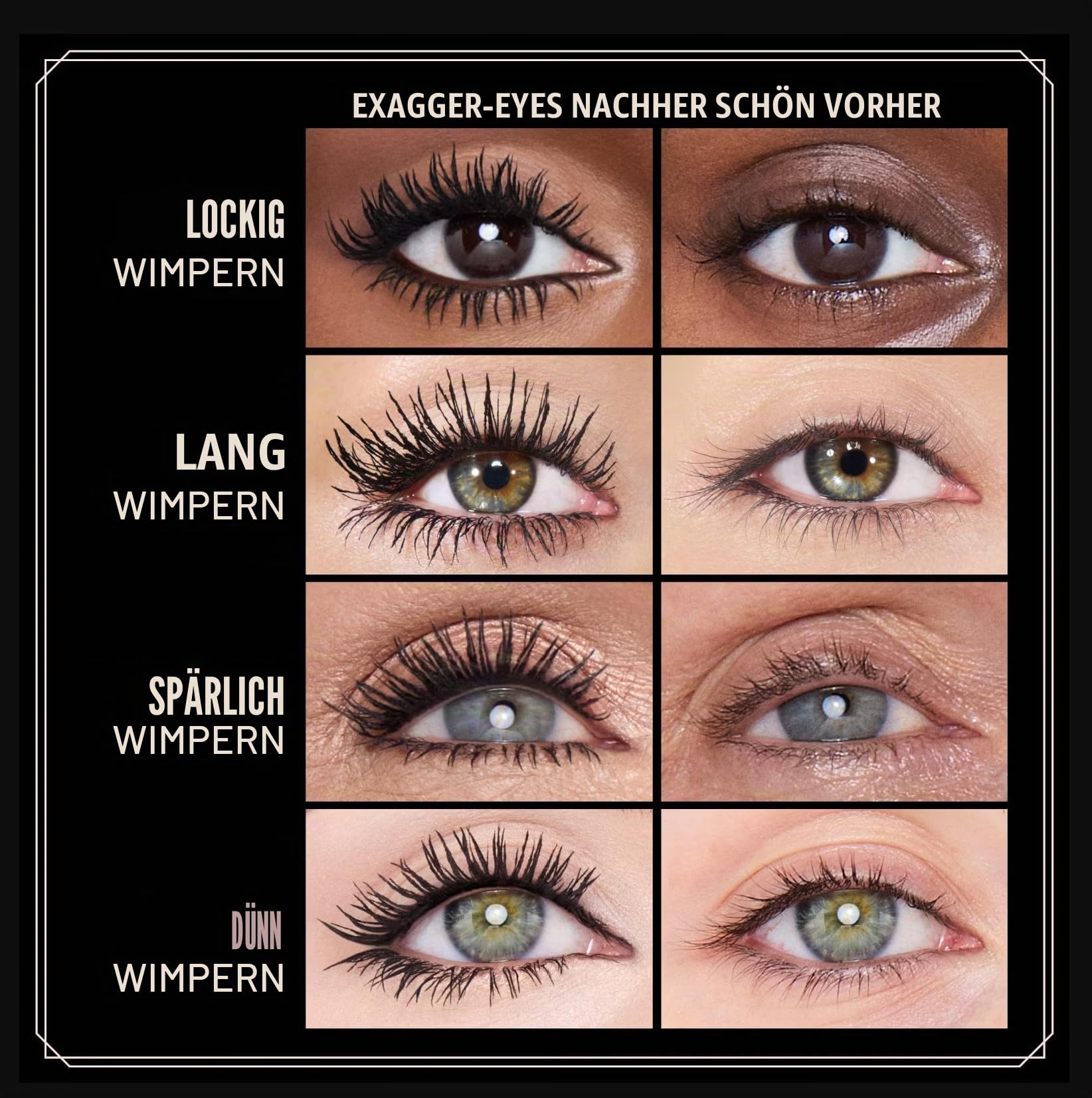 Charlotte Tilbury Exagger-Eyes Volume Mascara, Exagger-Black, 10 ml