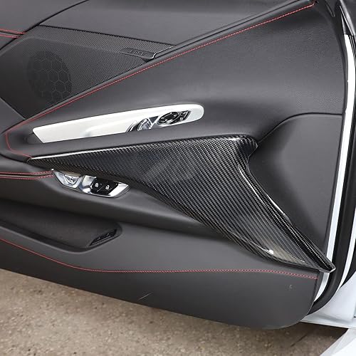 Vista 82 de CHEAYAR Cubierta decorativa para panel de interruptor de elevación de ventana, compatible con Chevrolet Corvette C8 2020-2023