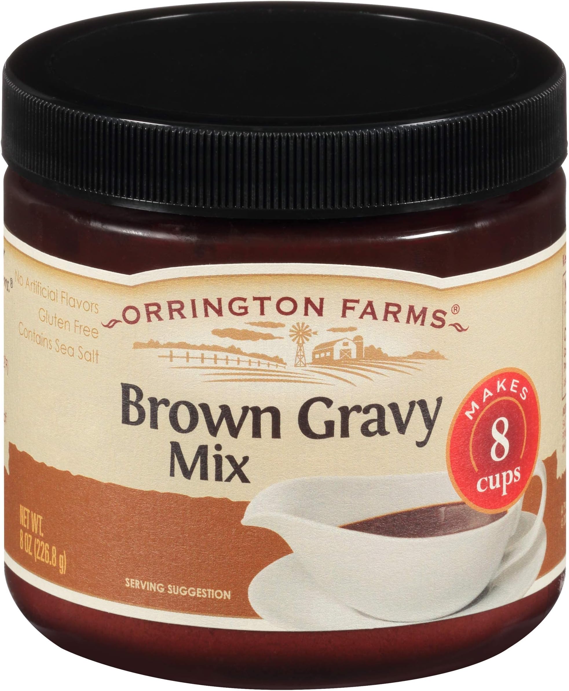 Orrington Farms Mix Granular, Brown Gravy, 8 Oz (Pack of 6