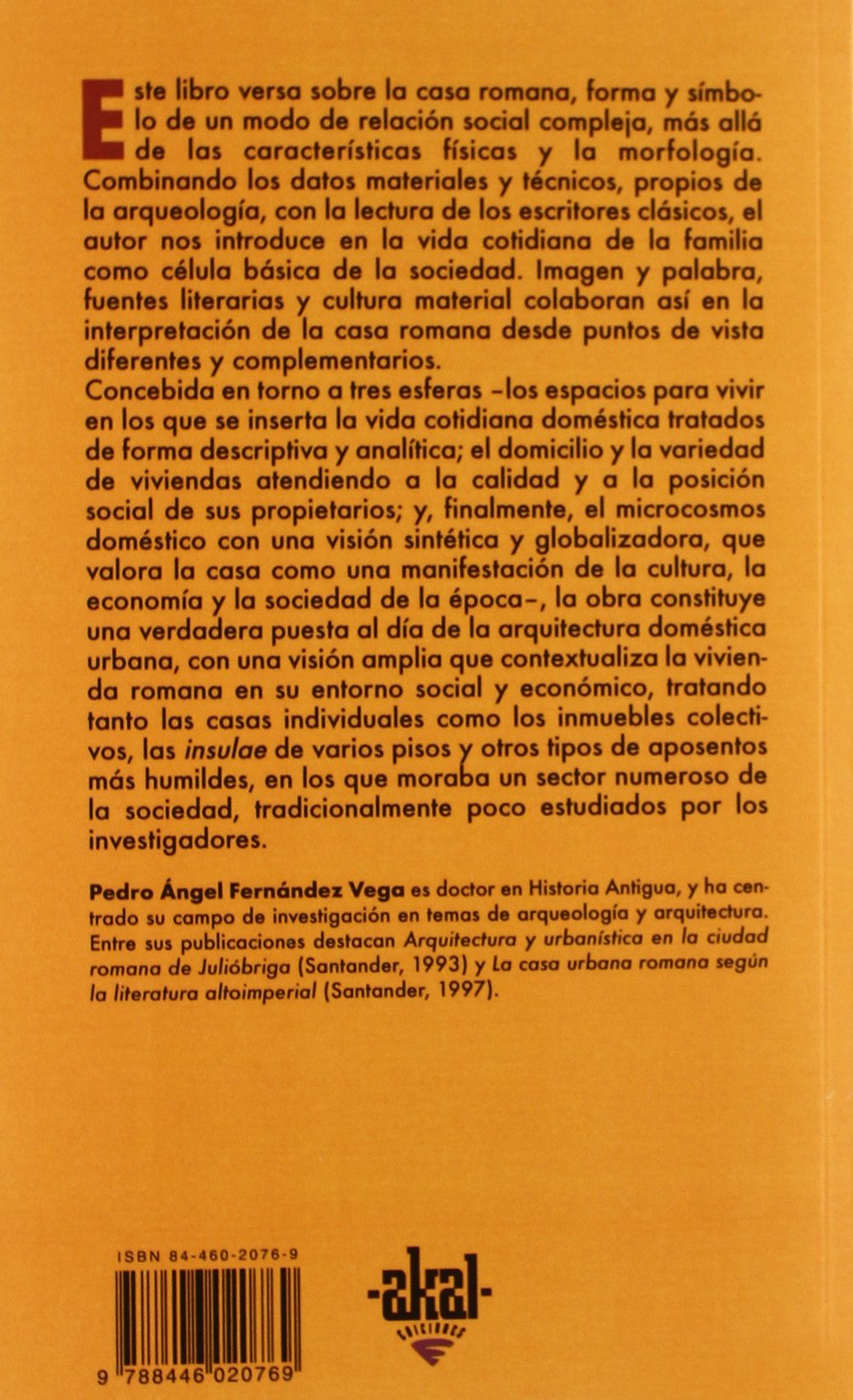 La casa romana: 209 (Universitaria)
