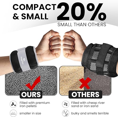 Miniatura 2 de Ankle Weights for Women, Men and Kids - 12346810121520 LBS 1 Pair Strength Training WristLegArm Weight with Adjustable Strap for Jogging,