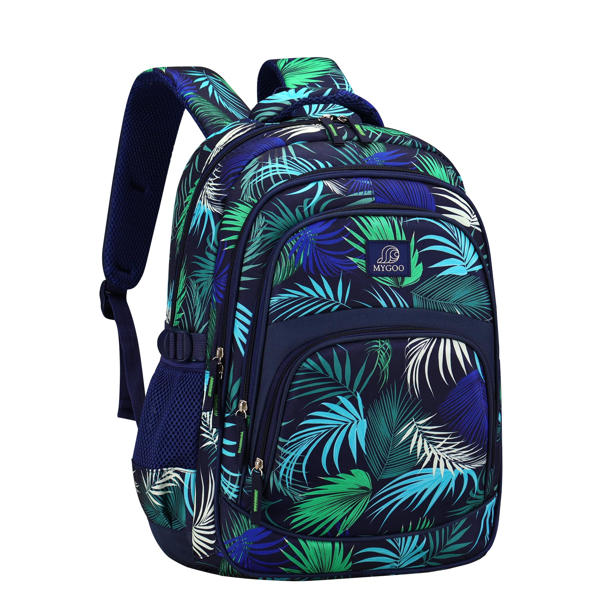 MYGOO Kids Backpack – Tropical Design School Bag For Boys & Girls, 17 Inch, Grove Collection - View #6