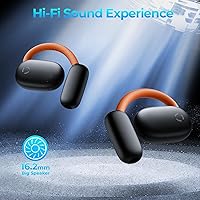 Vista 2 de occiam Ear Buds Wireless Earbuds, AI Translation, 80H Playback, Earhook Glow & Control,16.2mm Large Driver for Rich Audio, Bluetooth Headphones