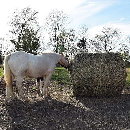 Tough-1 Deluxe Round Bale Slow Feed Hay Net
