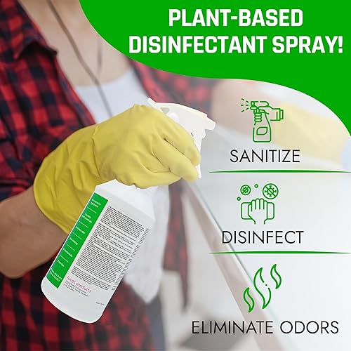 Miniatura 4 de Limpiador multiusos listo para usar, suministros de limpieza esenciales para el hogar para la higiene diaria, spray desinfectante con aroma a