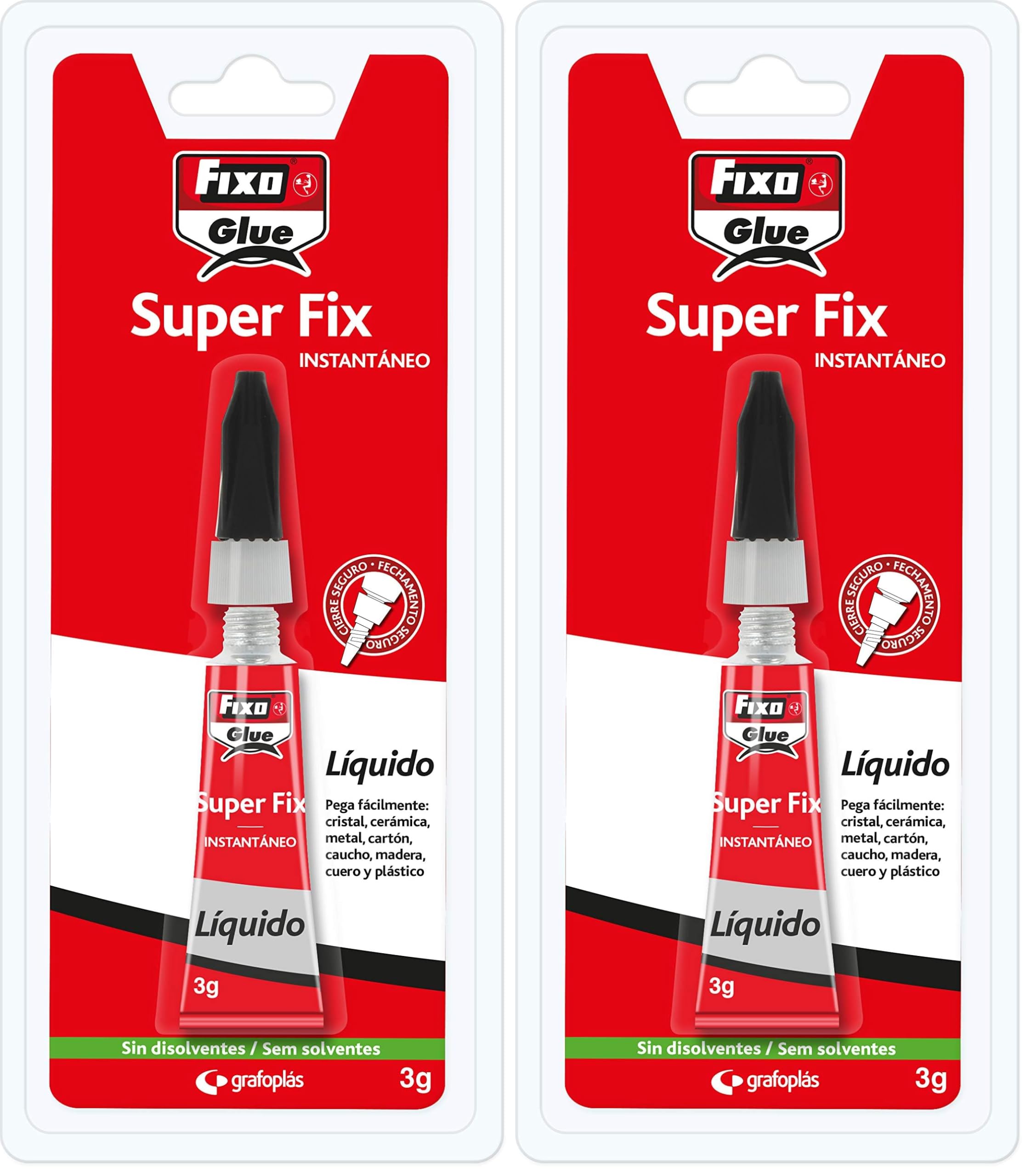 Fixo Glue - Pegamento Instantáneo Líquido Super Fix Liquido 3 Gramos, Reparaciones Rápidas y Duraderas, Cierre Seguro — view 4
