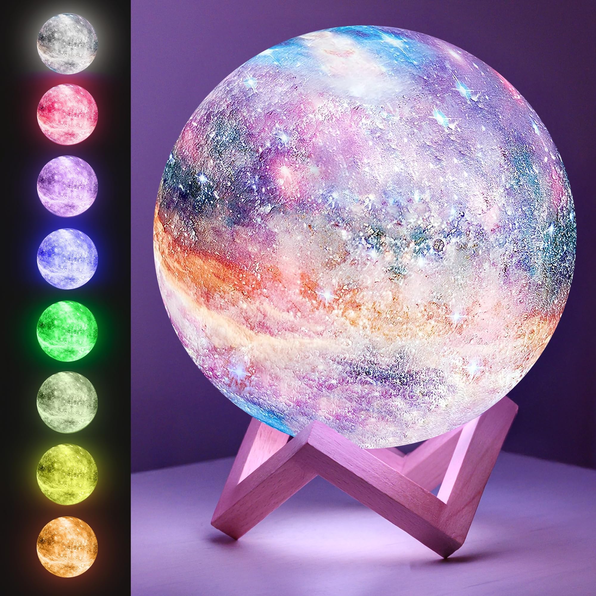 How to Choose the Perfect Moon Lamp for Your Home 15 Mind-Glowing Galaxy Moon Lamp (4.7 in)