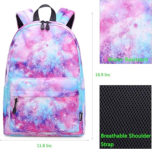 Miniatura 2 de Abshoo Mochila ligera y resistente al agua para niñas adolescentes mochila escolar con lonchera