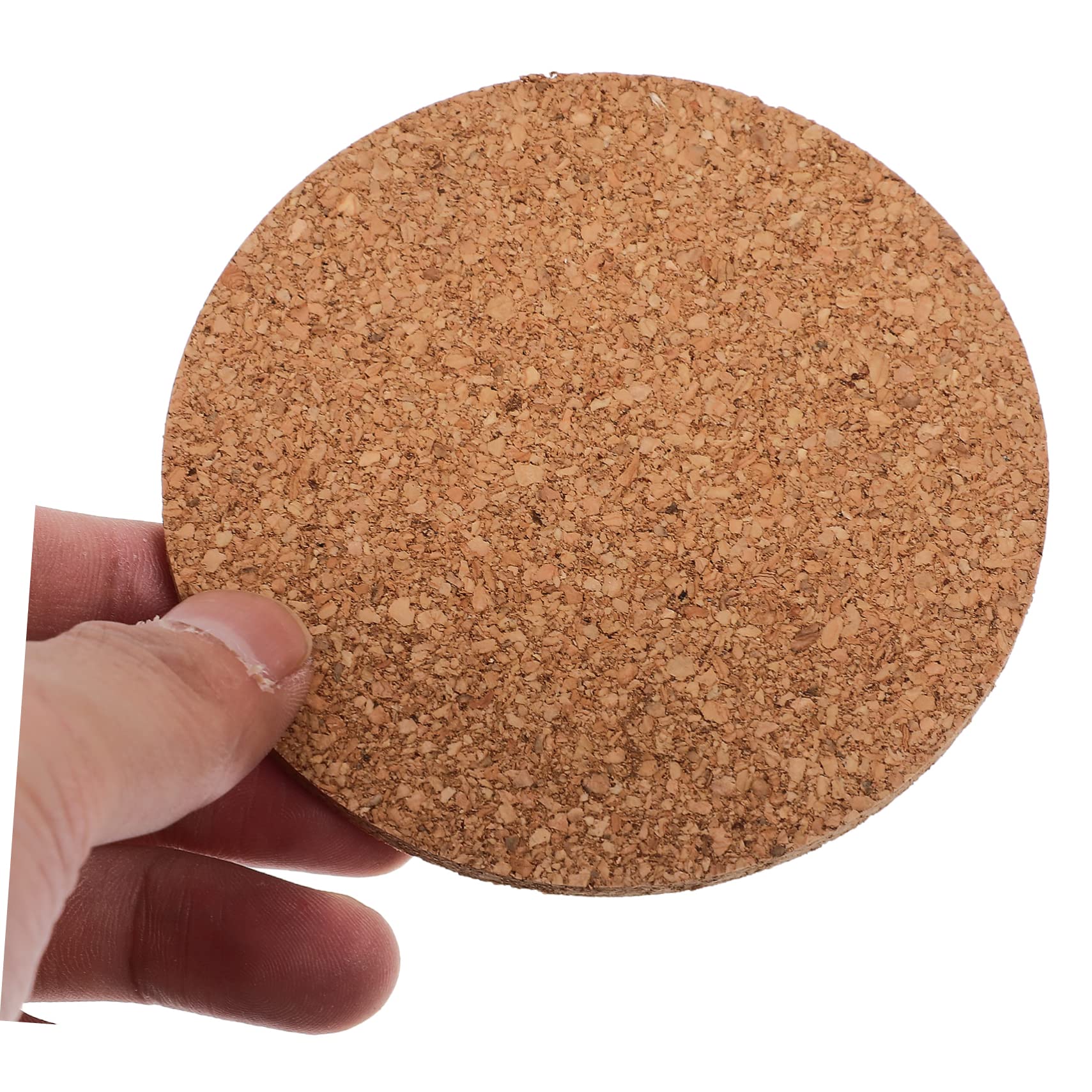 Ensemble de sous-Verres Ronds en Liège 100 Pièces, Antidérapants | Surface Lisse, Facile à Nettoyer, Résistants à Chaleur, pour Maison, Présent de Crémaillère