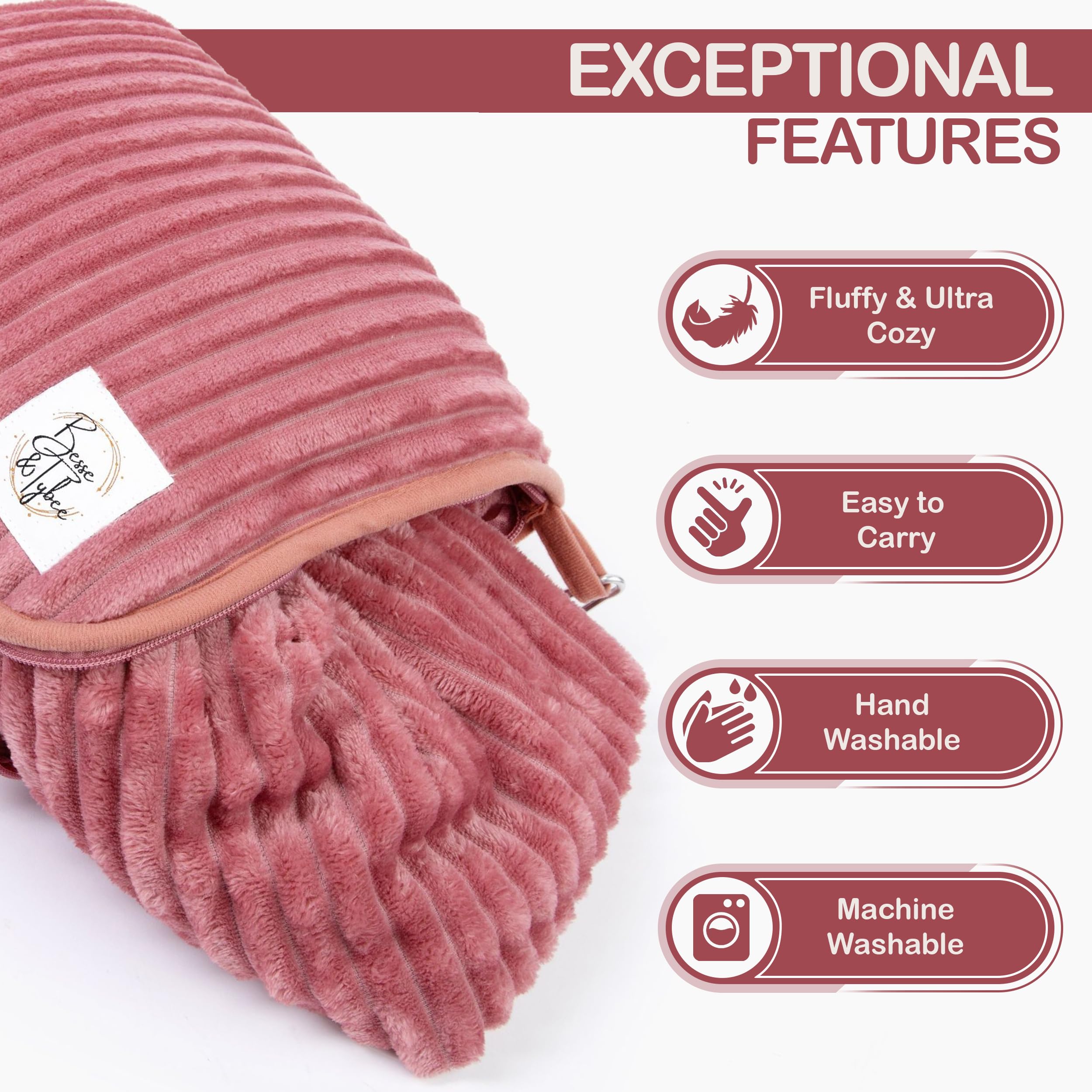Coperta da viaggio di alta qualità, XL, 127 x 177,8 cm, set 2 in 1, coperta da viaggio e cuscino da viaggio compatta con borsa, coperta calda da viaggio, con custodia per bagaglio a mano e clip per