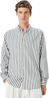 تيشرت مخطط حديث للرجال من كوتون