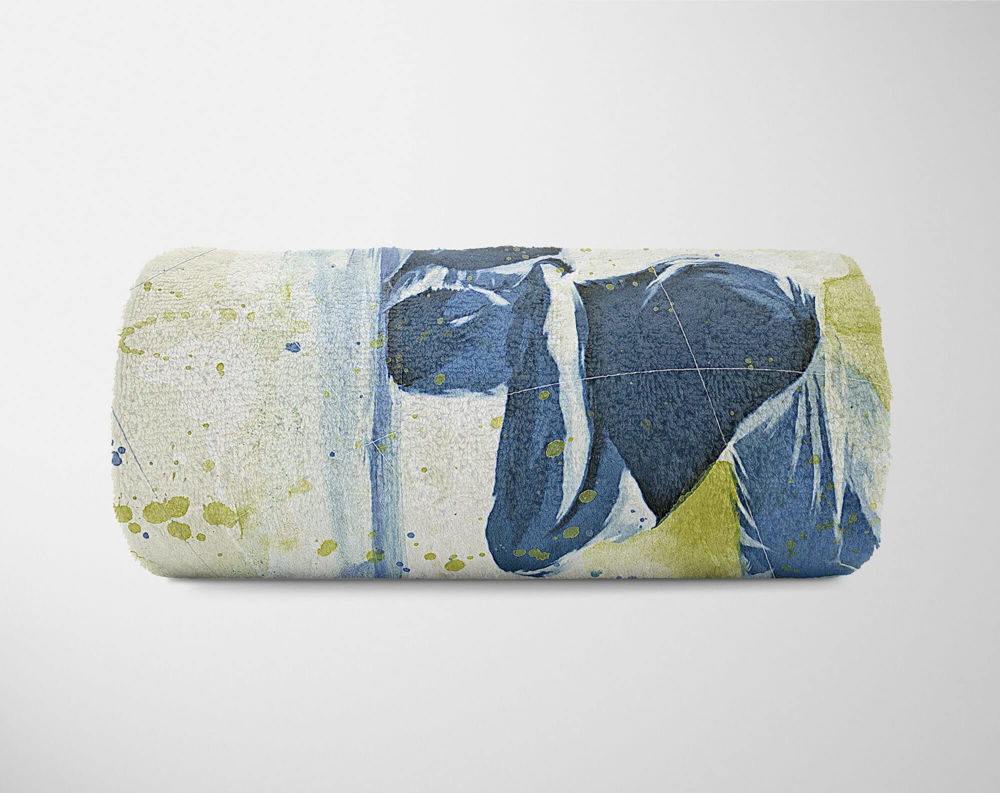 SplashArt Sport Handtuch Strandhandtuch Saunatuch Kuscheldecke Kunstvoll Running Sporthan Größe 180 x 130 cm (Tagesdecke - Sherpa Flies)