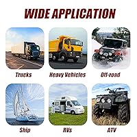 Vista 7 de Interruptor de desconexión de batería de alta corriente 300A, interruptor maestro de corte de energía de batería 12-24V, aislador, interruptor