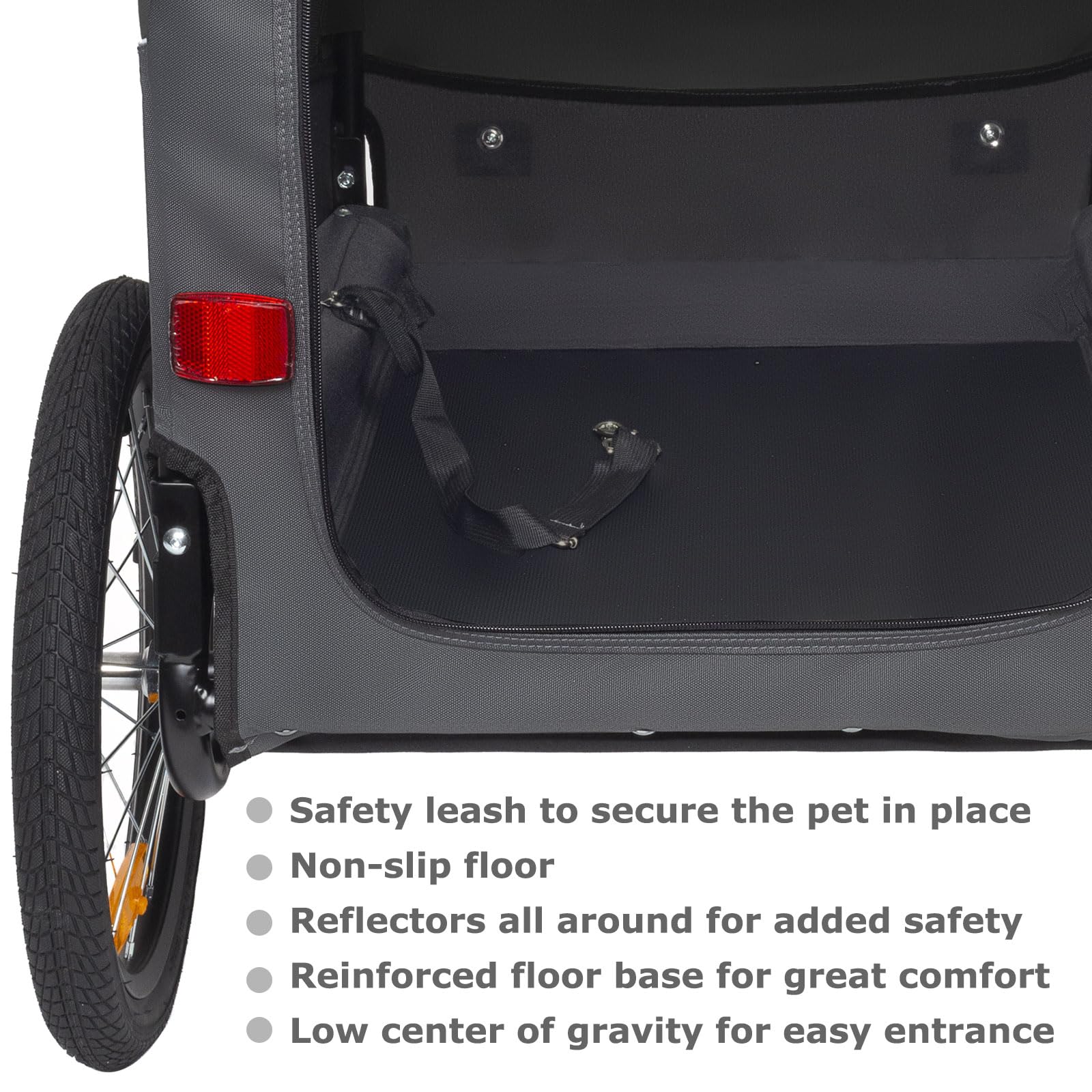 Tiggo VS Pets Medium Hundeanhänger & Buggy 2in1 Fahrradanhänger Hundebuggy Jogger 80204